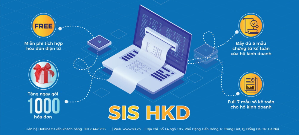 Phần mềm SIS HKD hỗ trợ kê khai thuế dành riêng cho hộ kinh doanh cá thể